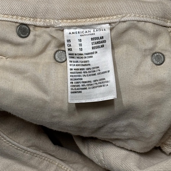 {AE American Eagle} "Mom Straight Jean" Tapered Cheeky Leg Denim Jeans - Picture 7 of 8